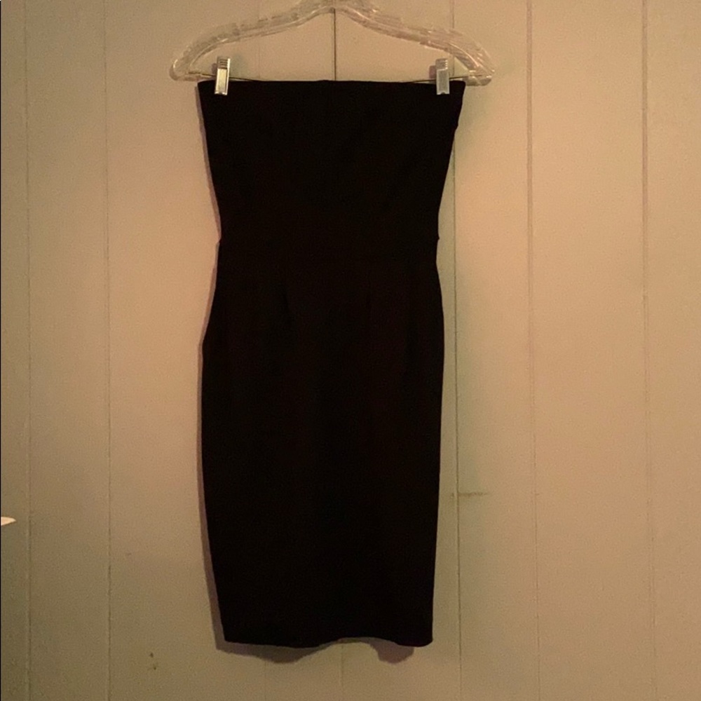 Size extra small strapless black dress